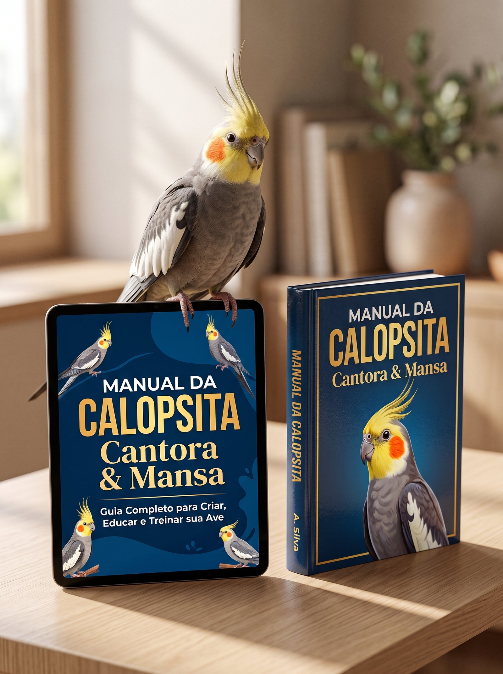 Manual da Calopsita Cantora e Mansa - Ebook e Tablet